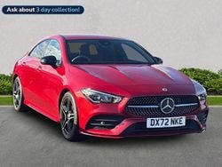 Red Used 2022 Mercedes CLA180 AMG Line Premium Sedan | £24,279 (Fair price)
