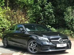 Black Used 2019 Mercedes C200 AMG line Coupe | £17,994 (Fair price)