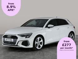 White Used 2021 Audi A3 S-Line Hatchback | £20,168 (Fair price)