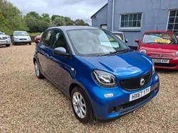 Midnight blue and grey Used 2017 Smart ForFour Passion Premium Hatchback | £6,295 (Fair price)
