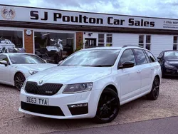White Used 2013 Skoda Octavia vRS Estate | £8,490