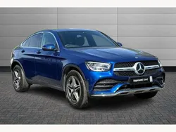 Blue Used 2021 Mercedes GLC220 AMG line Coupe | £31,450 (Fair price)