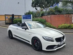 White Used 2017 Mercedes C63S AMG Premium Cabriolet | £34,995 (A bit pricey)