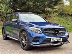 Blue Used 2017 Mercedes GLC350 AMG line Estate | £18,999