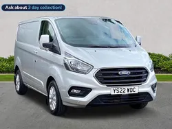 Silver Used 2022 Ford Transit Custom Limited Van | £17,000 (Good price)