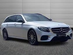 Silver Used 2019 Mercedes E220 AMG line Estate | £21,495 (Fair price)