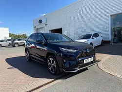 Blue/black Used 2022 Toyota RAV4 Hybrid SUV | £32,495 (A bit pricey)