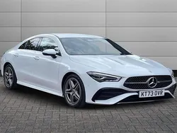 White Used 2024 Mercedes CLA200 Executive Sedan | £27,450 (Fair price)
