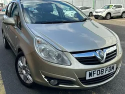 Gold Used 2008 Vauxhall Corsa Design Edition Hatchback | £2,099 (Good price)