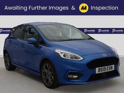 Blue Used 2019 Ford Fiesta ST-Line Hatchback | £9,170 (Fair price)