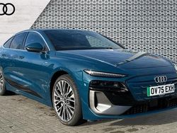 Blue New 2025 Audi A6 e-tron S-Line Hatchback | £53,761