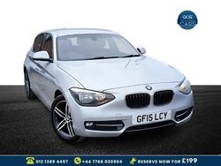 Silver Used 2015 BMW 118 Sport Line Hatchback | £7,985 (A bit pricey)