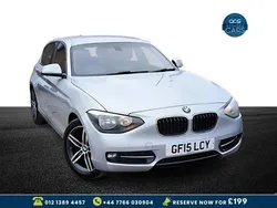 Silver Used 2015 BMW 118 Sport Line Hatchback | £7,985 (Fair price)