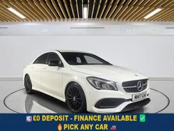 White Used 2017 Mercedes CLA180 AMG line Sedan | £12,899 (Fair price)