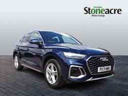 Blue Used 2021 Audi Q5 Sportback S-Line SUV | £26,995 (Good price)