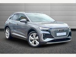 Typhoon grey Used 2024 Audi Q4 e-tron S-Line SUV | £29,595 (A bit pricey)
