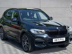 Black Used 2021 BMW X3 M Sport SUV | £33,990 (Fair price)