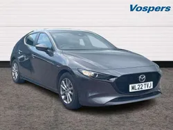 Grey Used 2022 Mazda 3 Hatchback | £15,250 (Fair price)