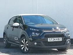 Black Used 2024 Citroën C3 PureTech Hatchback | £13,498 (Fair price)