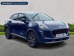 Blue Used 2024 Ford Puma Titanium Hatchback | £17,699 (Fair price)