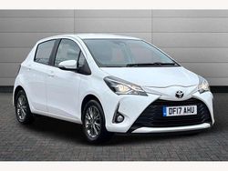 White Used 2017 Toyota Yaris Hatchback | £7,695 (Fair price)
