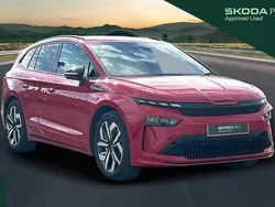 Velvet red metallic Used 2025 Skoda Enyaq iV SportLine SUV | £40,490