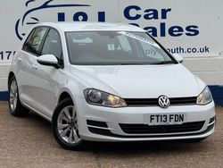White Used 2013 VW Golf VII SE Hatchback | £7,495 (Fair price)