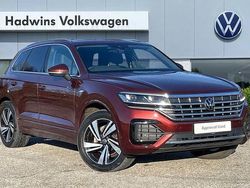 Red Used 2022 VW Touareg R-line SUV | £40,495 (Fair price)