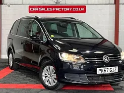 Black Used 2017 VW Sharan SE MPV | £11,395 (Fair price)