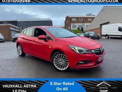 Red Used 2016 Vauxhall Astra Elite Hatchback | £4,295 (Fair price)