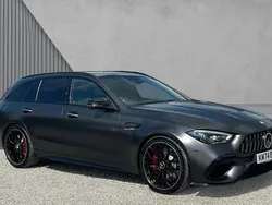 Grey Used 2024 Mercedes C63S AMG Premium Plus Estate | £72,288 (Expensive)