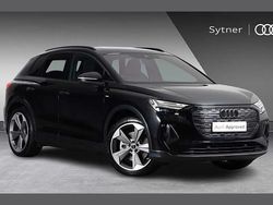 Black New 2025 Audi Q4 e-tron Black Edition SUV | £46,000