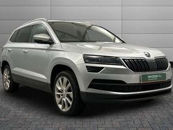 Brilliant silver metallic Used 2018 Skoda Karoq SE L SUV | £13,250 (Fair price)