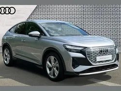Silver Used 2022 Audi Q4 Sportback e-tron S-Line SUV | £26,148 (Super price)