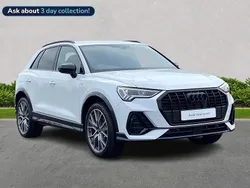 White Used 2025 Audi Q3 Black Edition SUV | £34,924 (Good price)