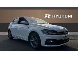 White Used 2021 VW Polo R-line Hatchback | £13,003 (Fair price)