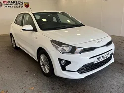 White Used 2021 Kia Rio 2 Hatchback | £10,495 (Fair price)