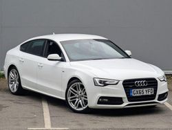 White Used 2015 Audi A5 Sportback S-Line Hatchback | £12,495 (Expensive)