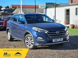 Blue Used 2017 Hyundai Tucson SE SUV | £7,450 (Fair price)