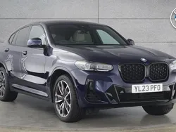 Blue Used 2023 BMW X4 M Sport SUV | £41,500 (Fair price)