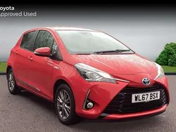 Red Used 2018 Toyota Yaris Hybrid Hatchback | £11,096 (Fair price)