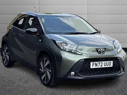 Cardamom green with black Used 2022 Toyota Aygo Hatchback | £12,491 (Fair price)