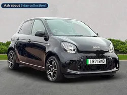 Black Used 2021 Smart ForFour Electric Drive Premium Hatchback | £9,499 (Fair price)