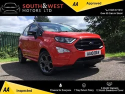 Red Used 2019 Ford Ecosport ST-Line SUV | £9,455 (Good price)