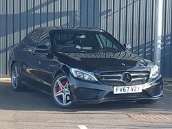 Black Used 2018 Mercedes C220 AMG line Sedan | £14,998 (Fair price)
