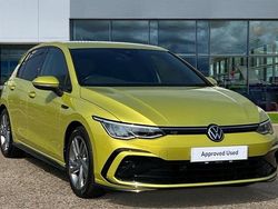 Tempest blue metallic Used 2021 VW Golf VIII R-line Hatchback | £19,798 (Fair price)
