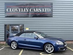 Blue Used 2015 Audi A5 Cabriolet S-Line Cabriolet | £8,999 (Good price)
