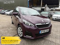 Mauve/purple Used 2017 Peugeot 108 Active Hatchback | £5,595 (Fair price)