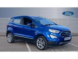 Blue Used 2018 Ford Ecosport Titanium SUV | £11,386 (Fair price)