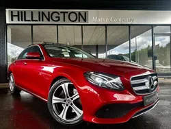 Red Used 2017 Mercedes E220 Premium Sedan | £15,595 (Fair price)